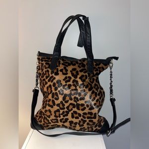 Large Cheetah Print Tote Bag